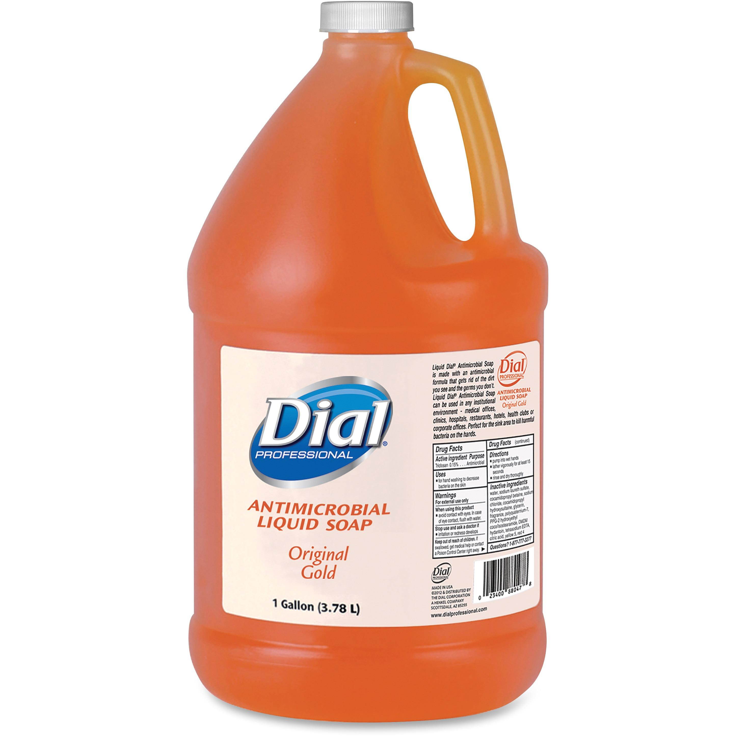 Dial 88047 Gold Antimicrobial Soap, Floral Fragrance, 1gal Bottle,1 Each