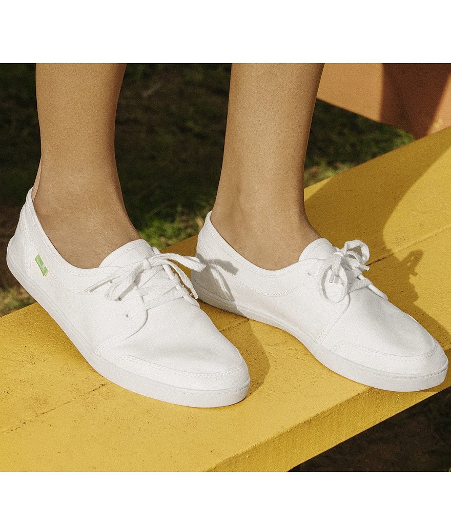 Sanuk Pair O Dice Lace Washed Canvas Sneakers