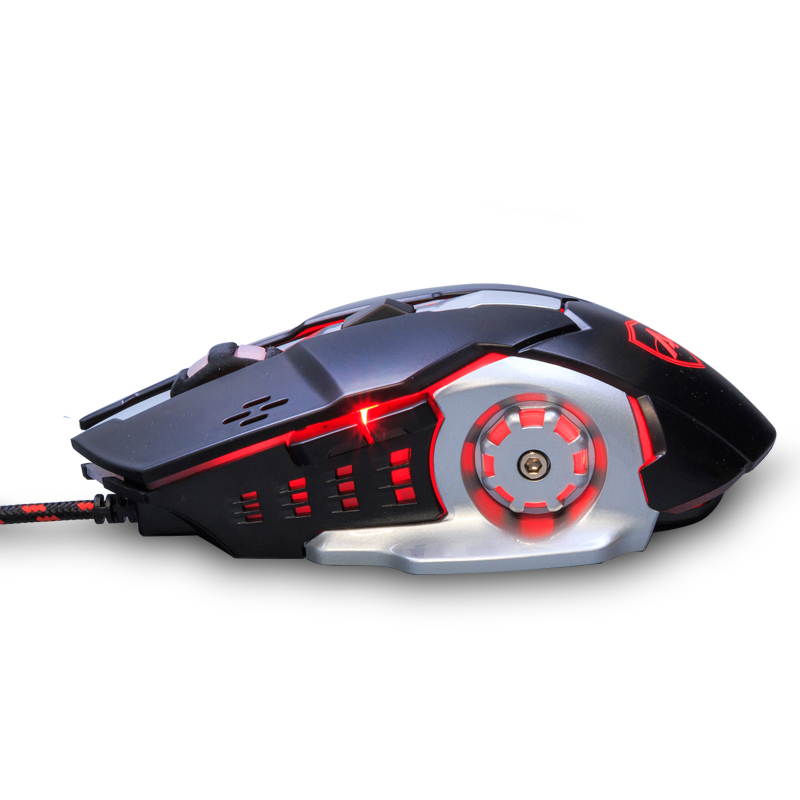 Ajazz AJ110 & GTC 5050 1200/1600/2400/3200 DPI 6 Buttons LED Light Optical Wired Computer Mouses Gamer 6Buttons Gaming Mouse