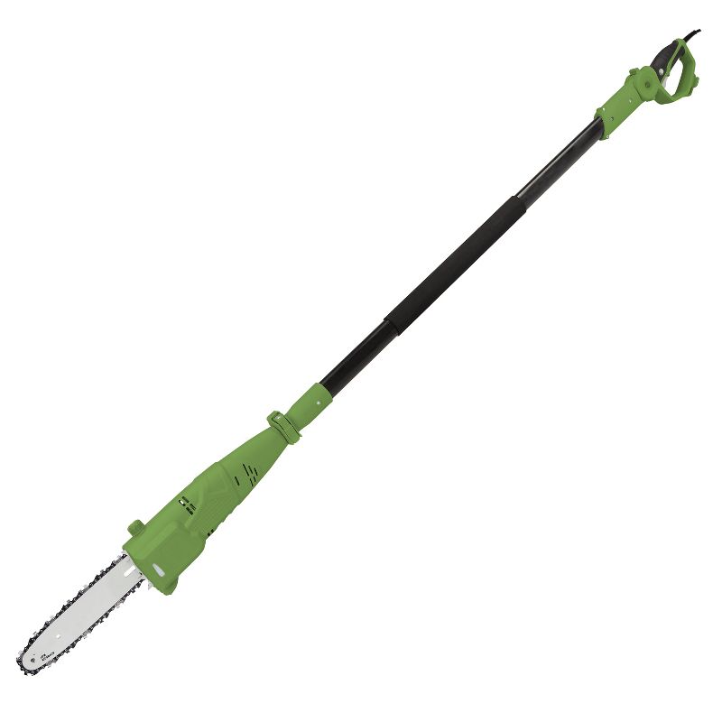 Martha Stewart MTS-PS10 Telescoping Electric Pole Chain Saw with Adjustable Ergonomic Handle and Automatic Chain Lubrication System | 10-Inch | 7-Amp.