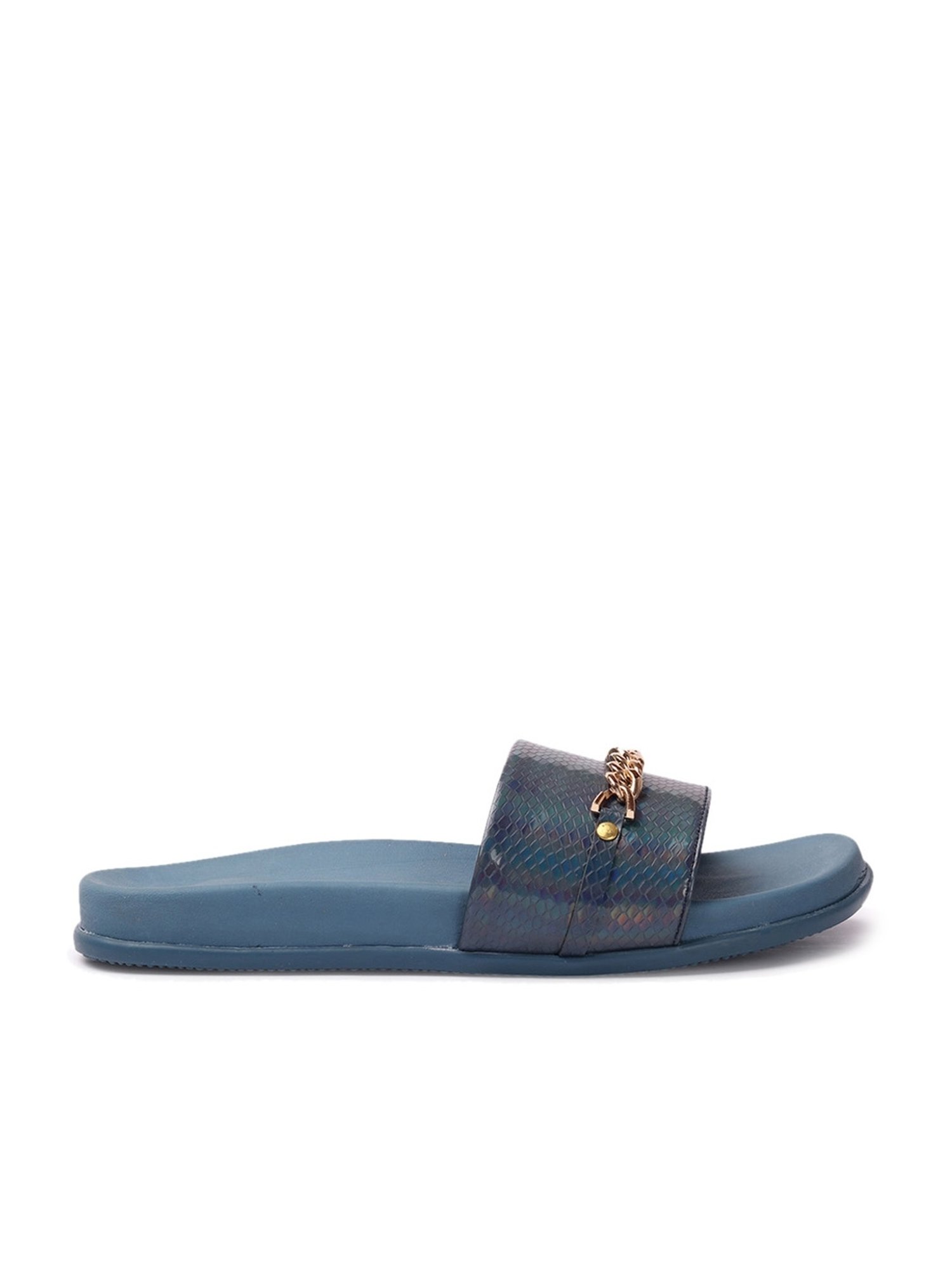 Elle Women's Navy Casual Sandals
