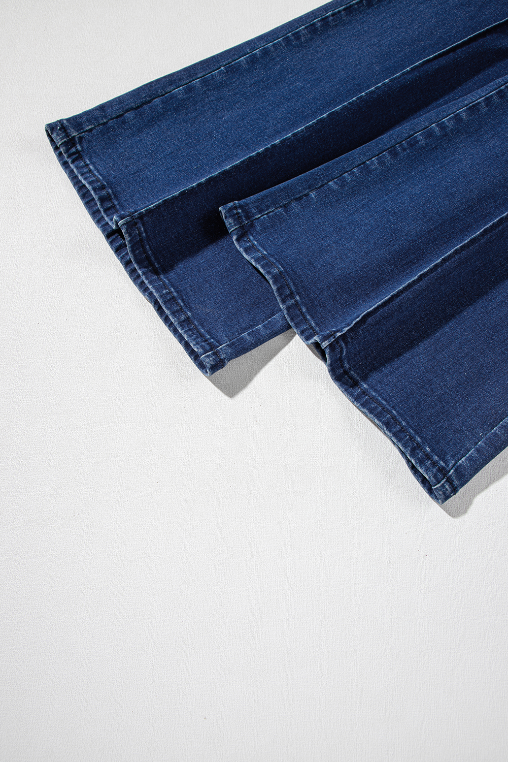 Gray Textured Wide Leg Overall with Pockets