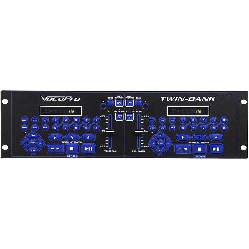 VocoPro TWIN-BANK PLUS Digital DJ Karaoke Installation System