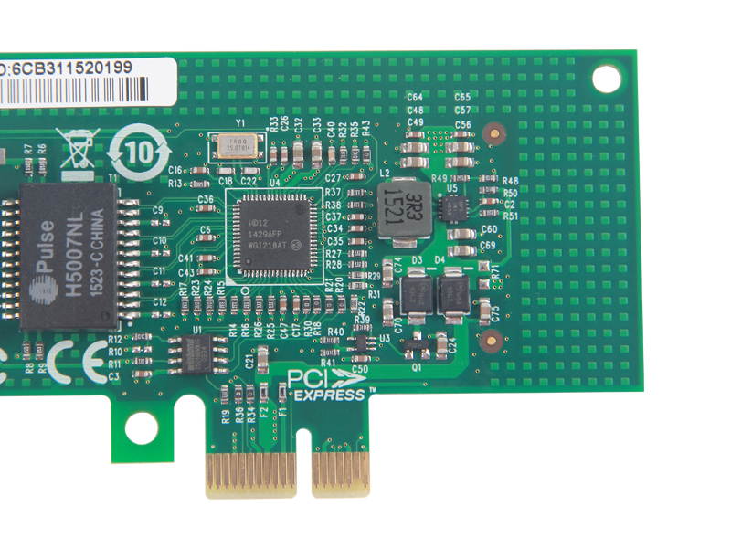 ipolex 1.25G Gigabit Ethernet Network Card (NIC) for Intel I210 Chip, Single Copper RJ45 Port, PCI Express 2.1 X1, Compare to Intel I210-T1