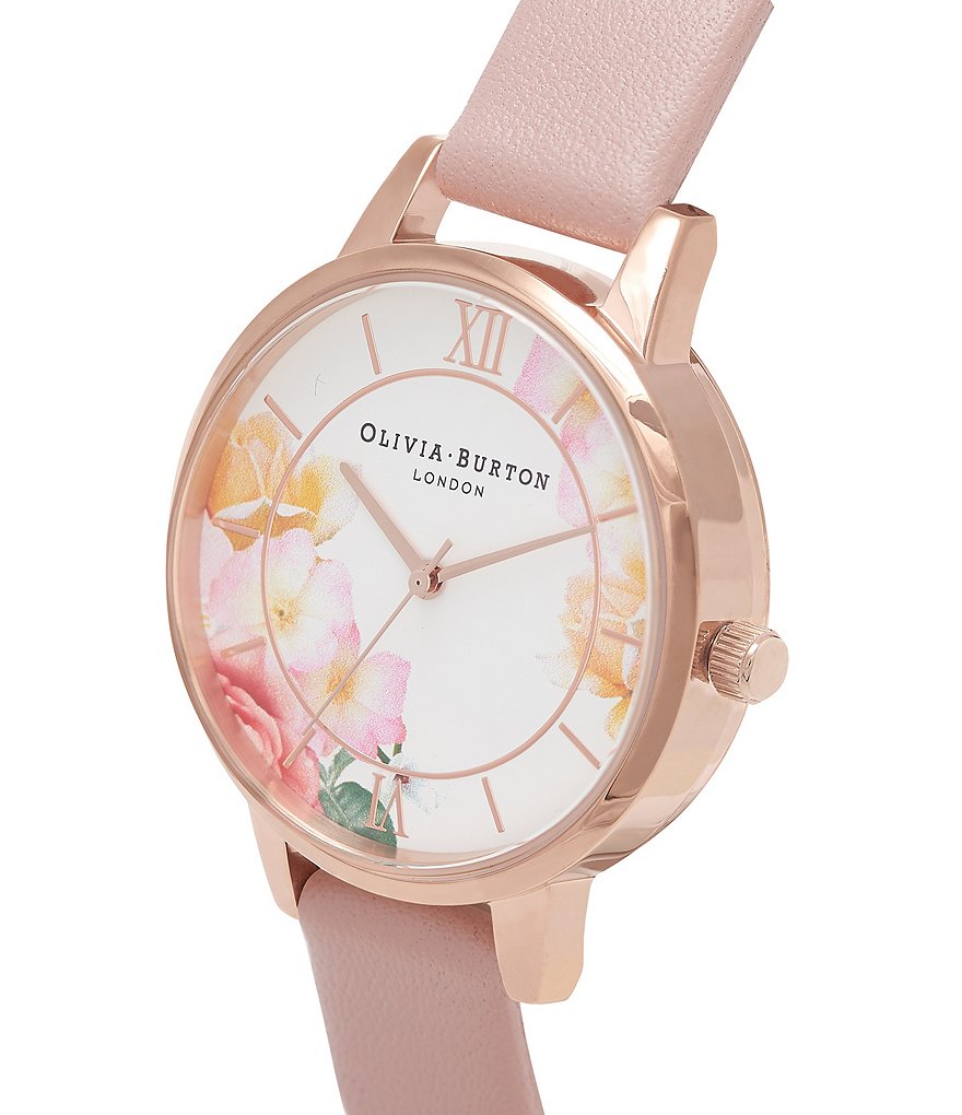 Olivia Burton Tea Party Demi Dusty Pink and Rose Gold Watch