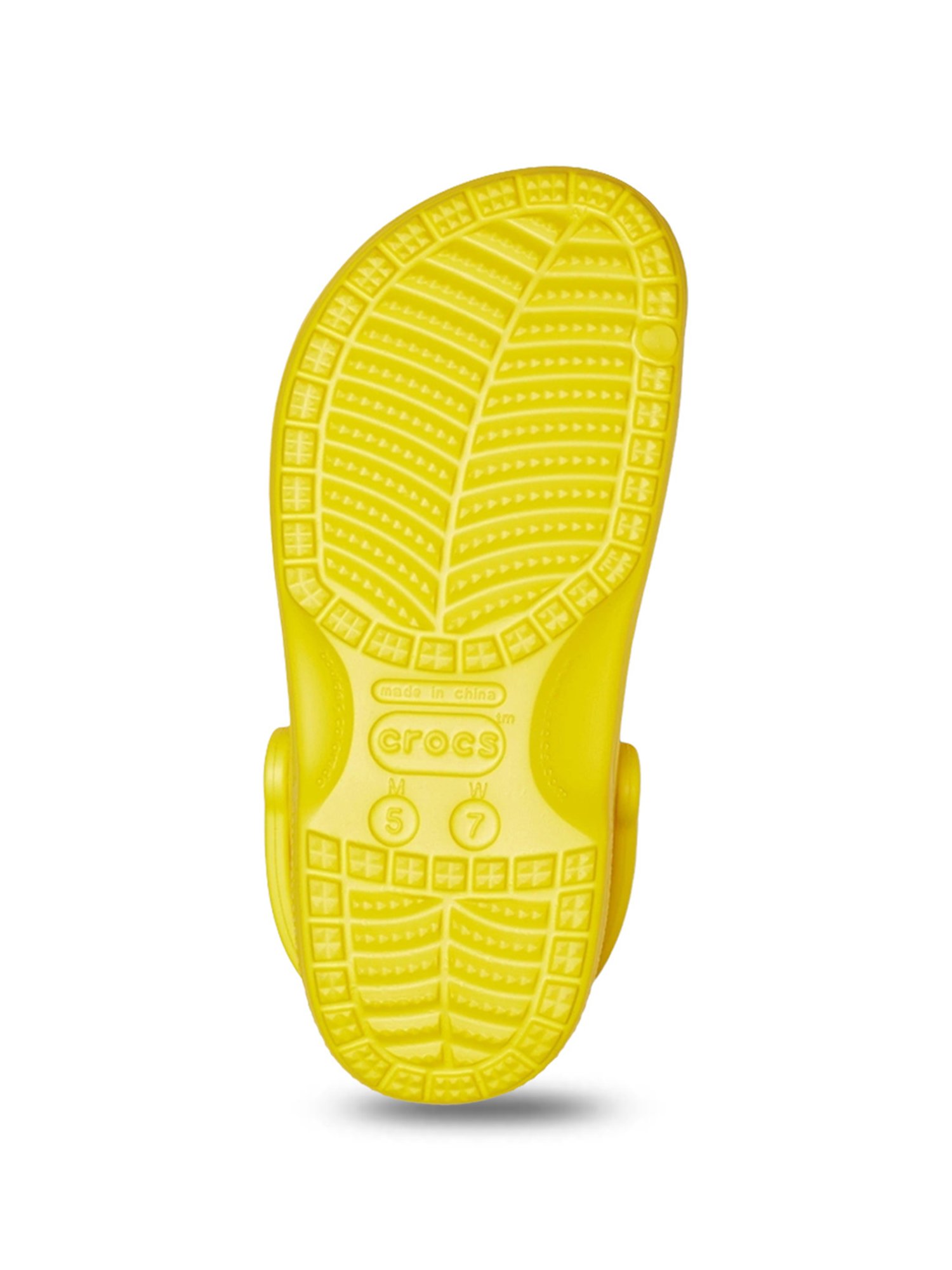 Crocs Men's Baya Lemon Back Strap Clogs