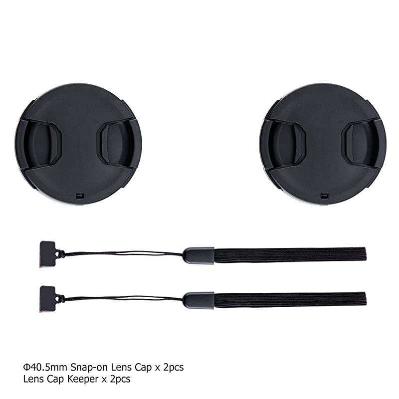 Front Lens Cap Cover with Deluxe Cap Keeper for Sony 1650mm Kit Lens SELP1650 on Sony A6000 A6100 A6300 A6400 A6500 A5100 A5000 and Other Camera Lenses with Filter Thread