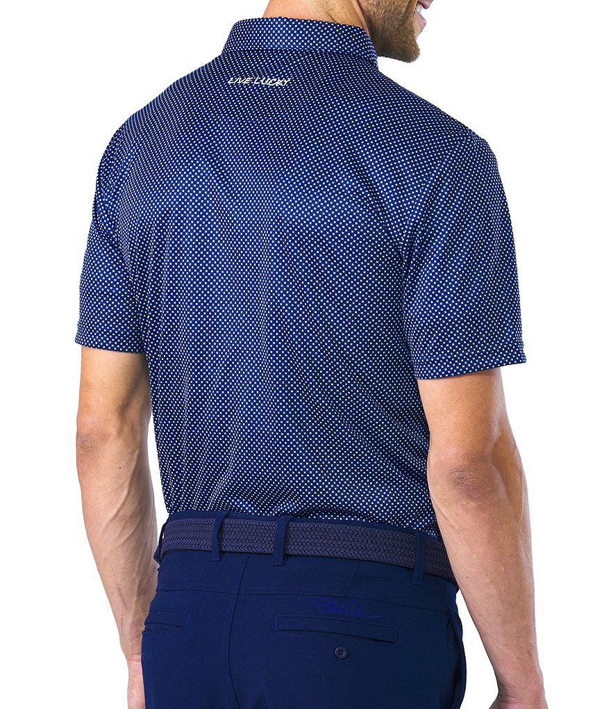 BLACK CLOVER Lucky Fit Short-Sleeve Dominion Dri-Balance&trade; Polo