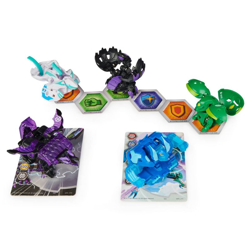 Bakugan Geogan Brawler Pack - Exclusive Arcleon and Surturan Geogan and 3 Bakugan