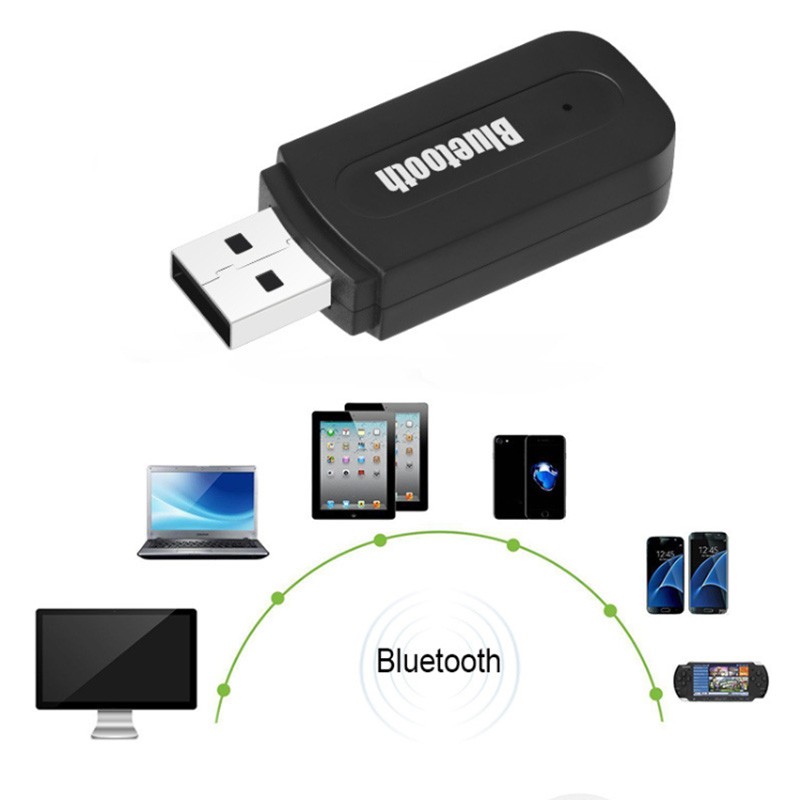 Bluetooth Receiver Wireless USB Adapter Audio 3.5mm Jack A2DP Dongle Stereo Music Receiver for Car AUX Android/IOS Mobile Phone