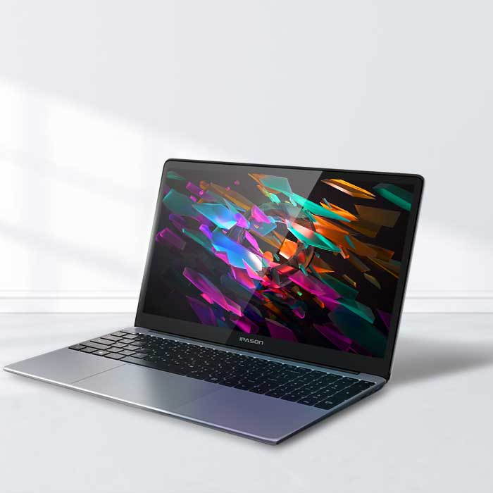 IPASON Maxbook - P1 IPS 15.6" Laptop FHD Intel J4125 4 Core up to 2.7GHz 8GB DDR4 RAM 256GB SSD Windows 10 home Notebook Computer Ultra Thin and Light Notebook Business Office Student Ultrabook