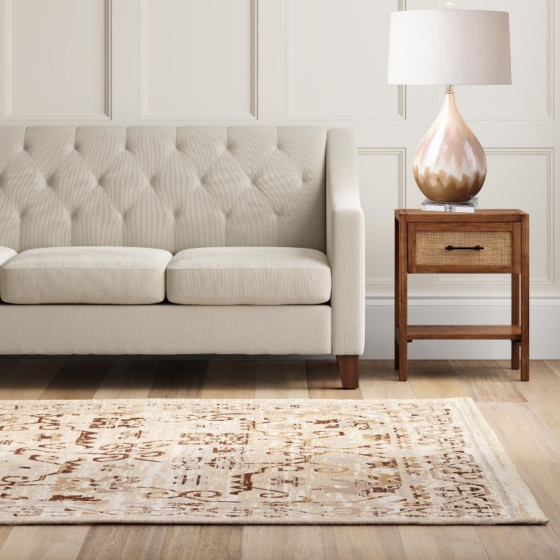 Uttermost Flavian Glazed Ceramic Lamp  - Beige