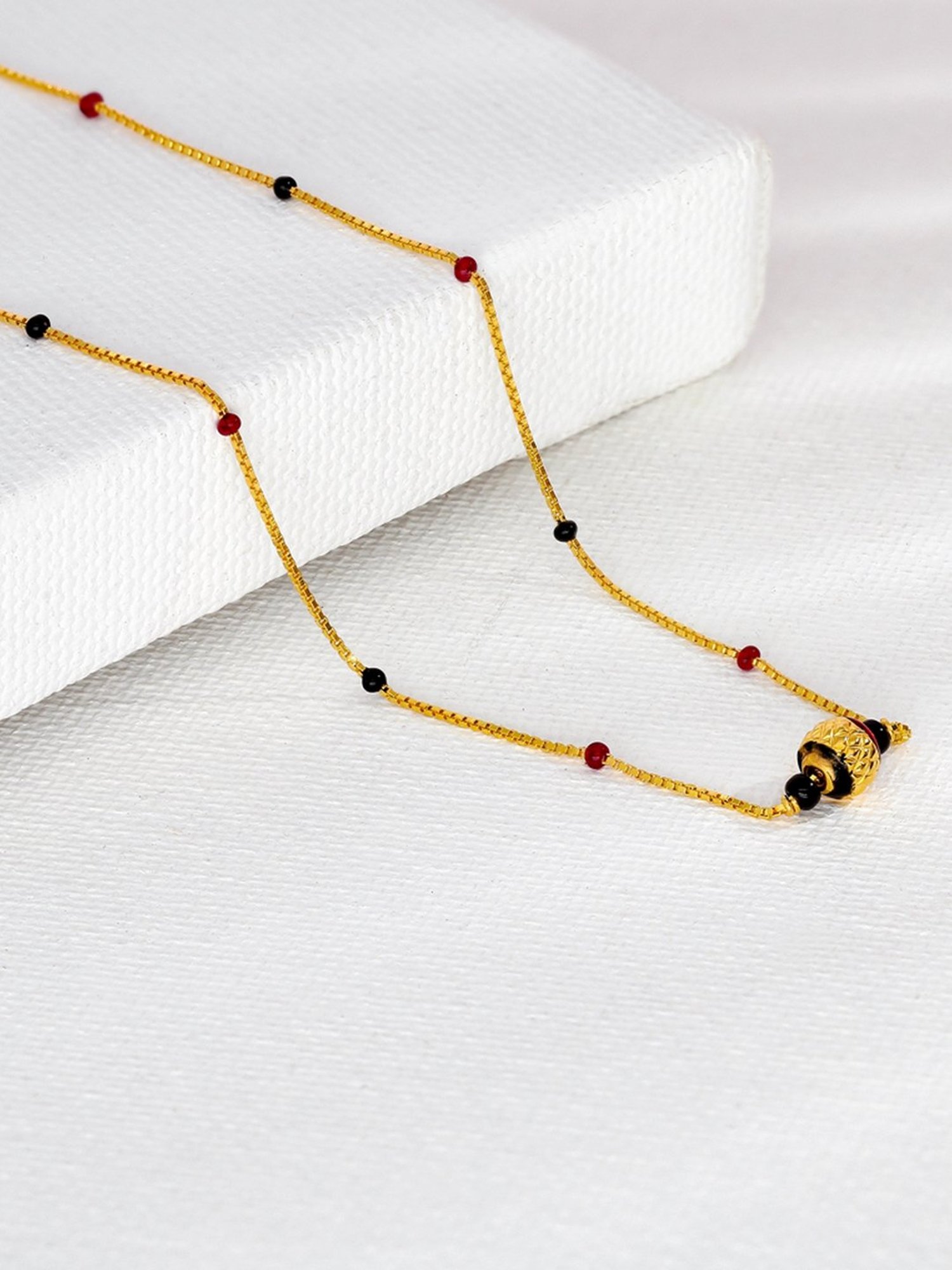 P.N.Gadgil Jewellers Noir Grace 22k Gold Mangalsutra