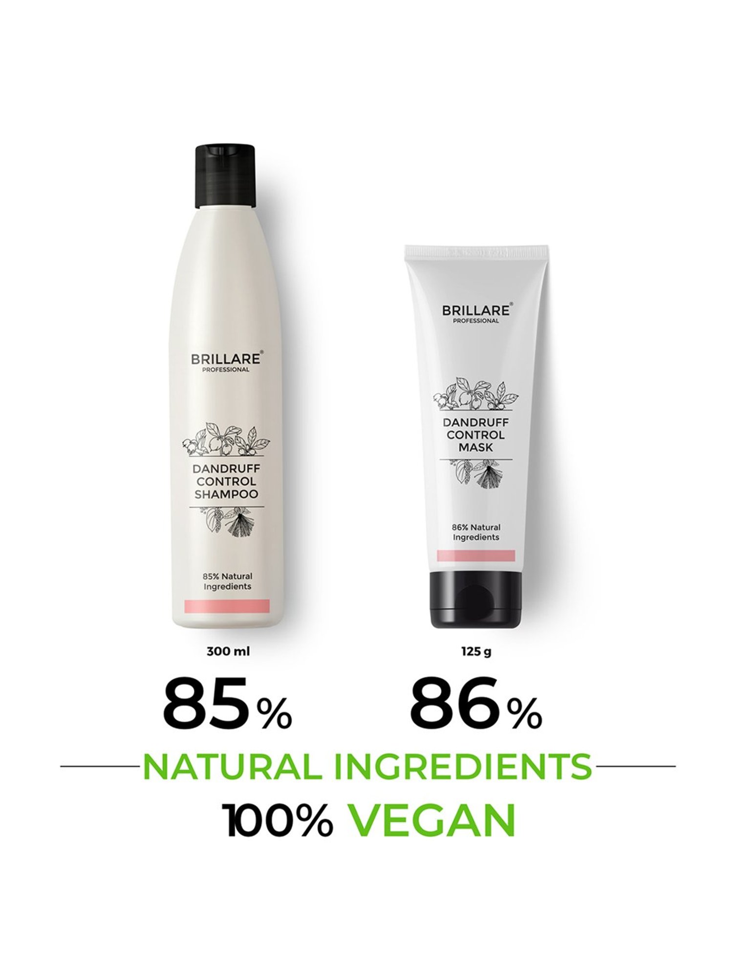 Brillare Dandruff Control Shampoo & Dandruff Control Mask Combo