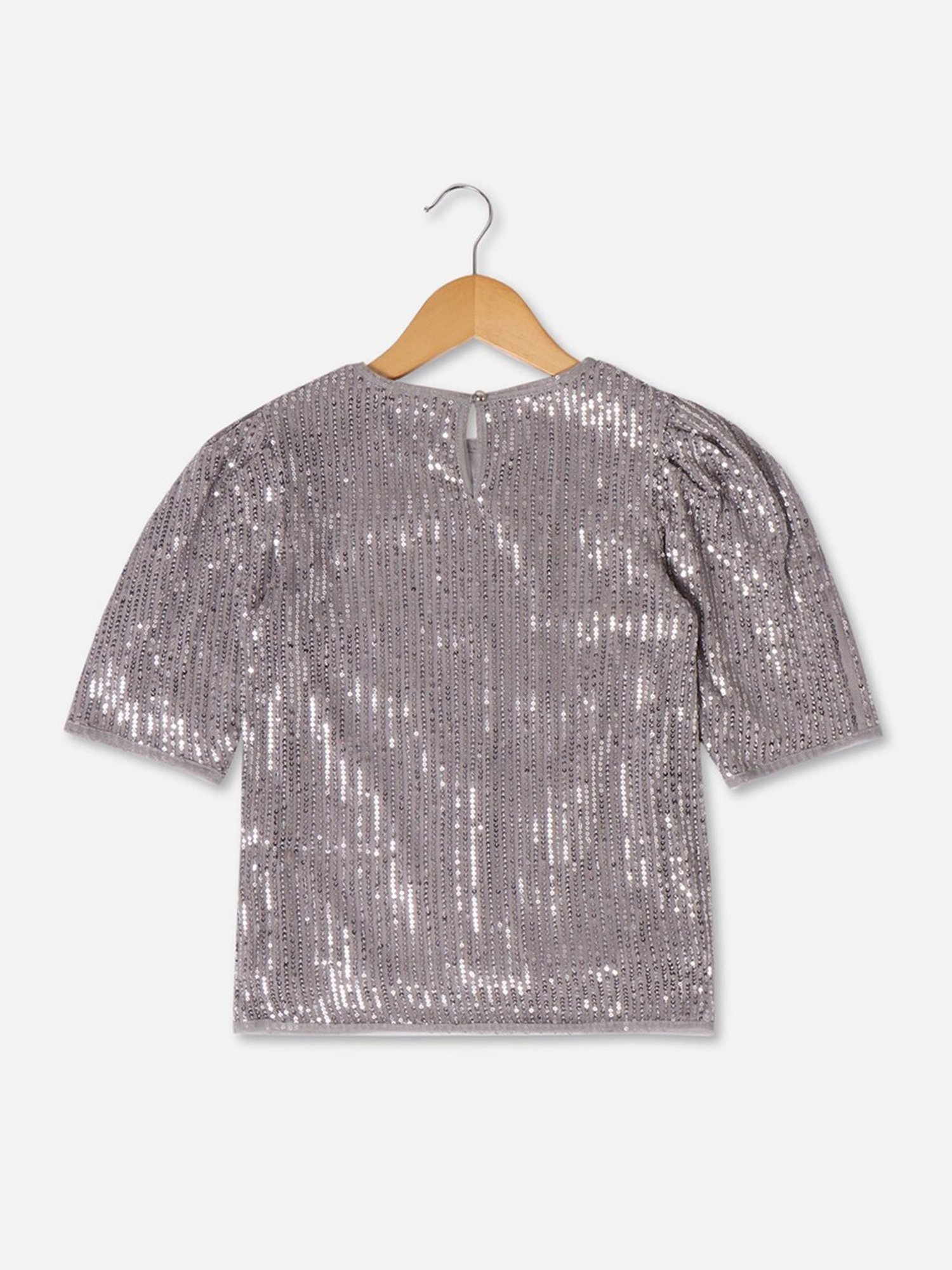 Allen Solly Junior Grey Embellished Top