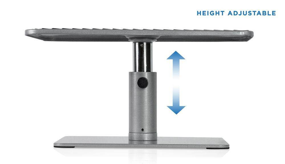 Mount-It! Height Adjustable Laptop Stand Riser | Fits 13-18 Inch Laptops Tablets
