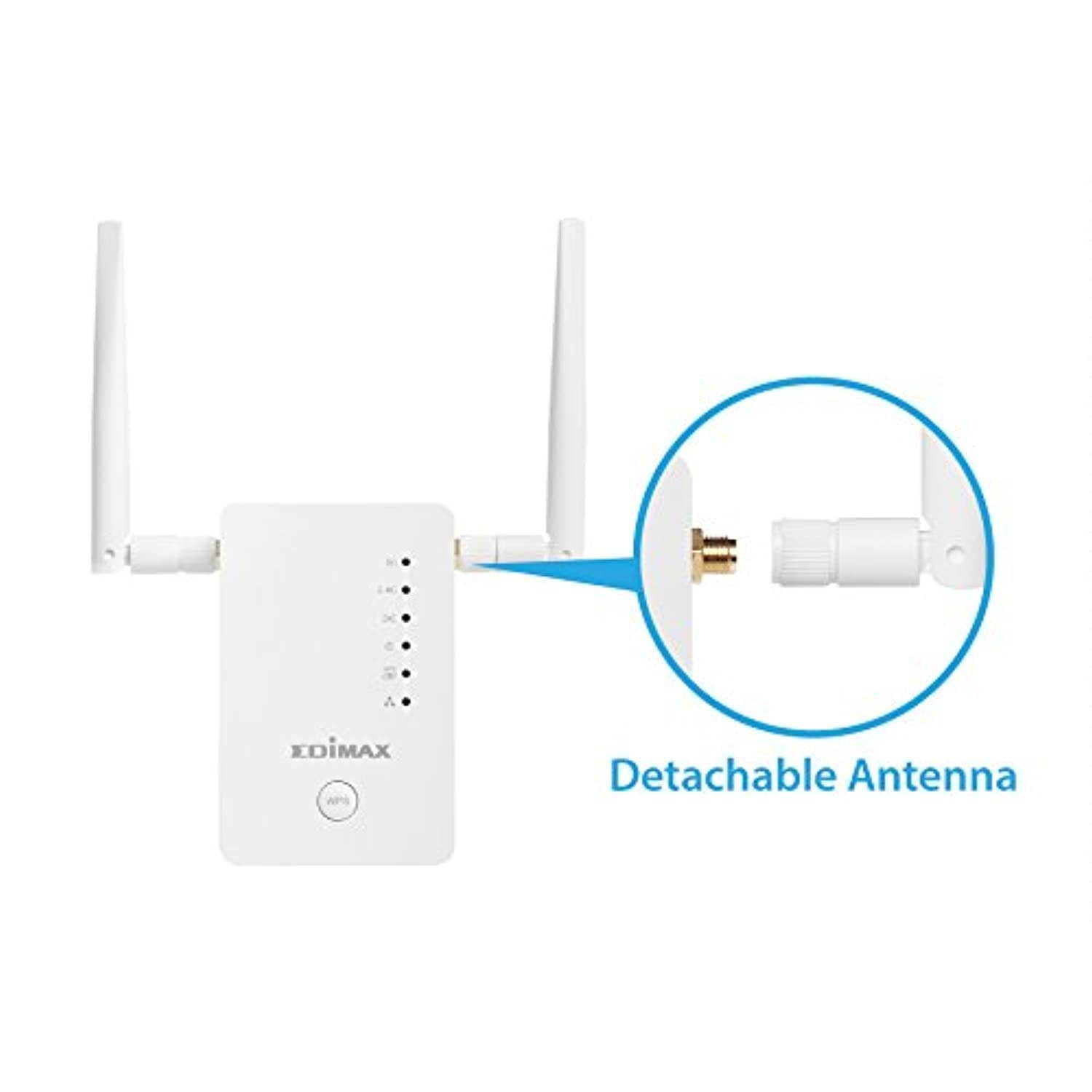 Edimax Gemini Wi-Fi Roaming Kit, Two AC1200 Wi-Fi Extenders with Smart Roaming, White