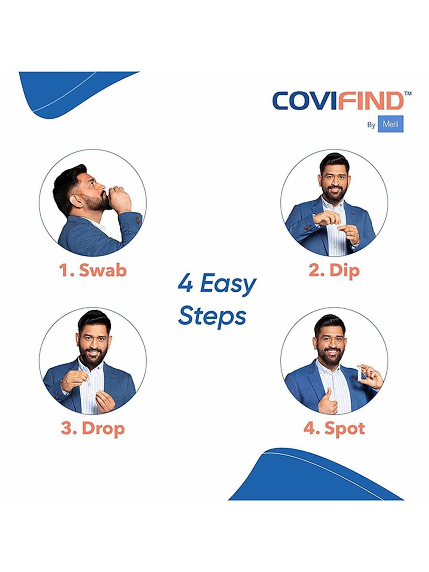 CoviFind Covid19 Rapid Antigen and Covid Test Kit ICMR Approved - Pack of 5