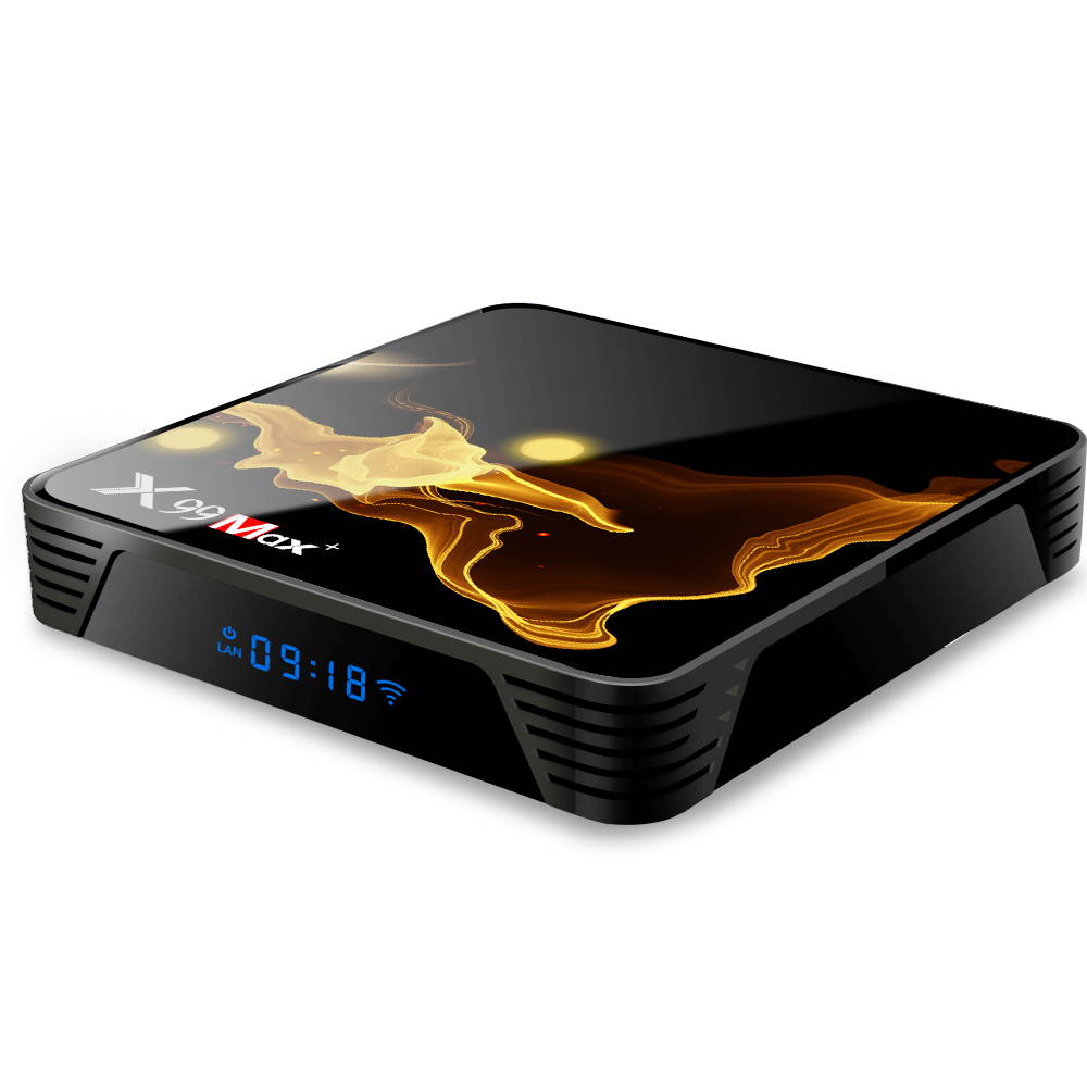 X99 MAX+ Smart Android 9.0 TV Box Amlogic S905X3 4GB / 64GB 2.4G & 5G WiFi USB3.0 BT4.1 H.264 H.265 Decoding Miracast HD Media Player