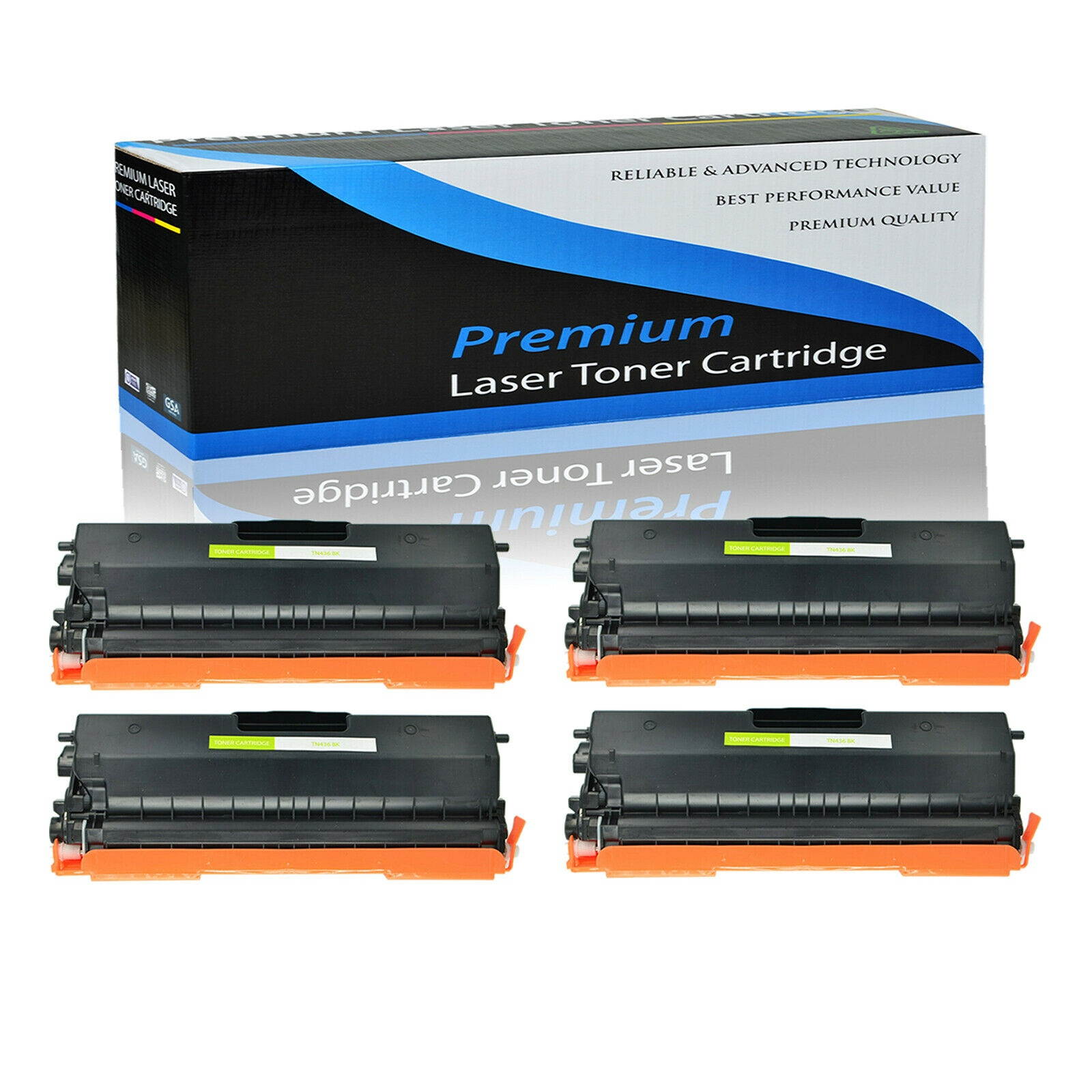4 Pack For Brother HL-L8260CDW MFC-L8900CDW TN436 TN-436 Black toner cartridge