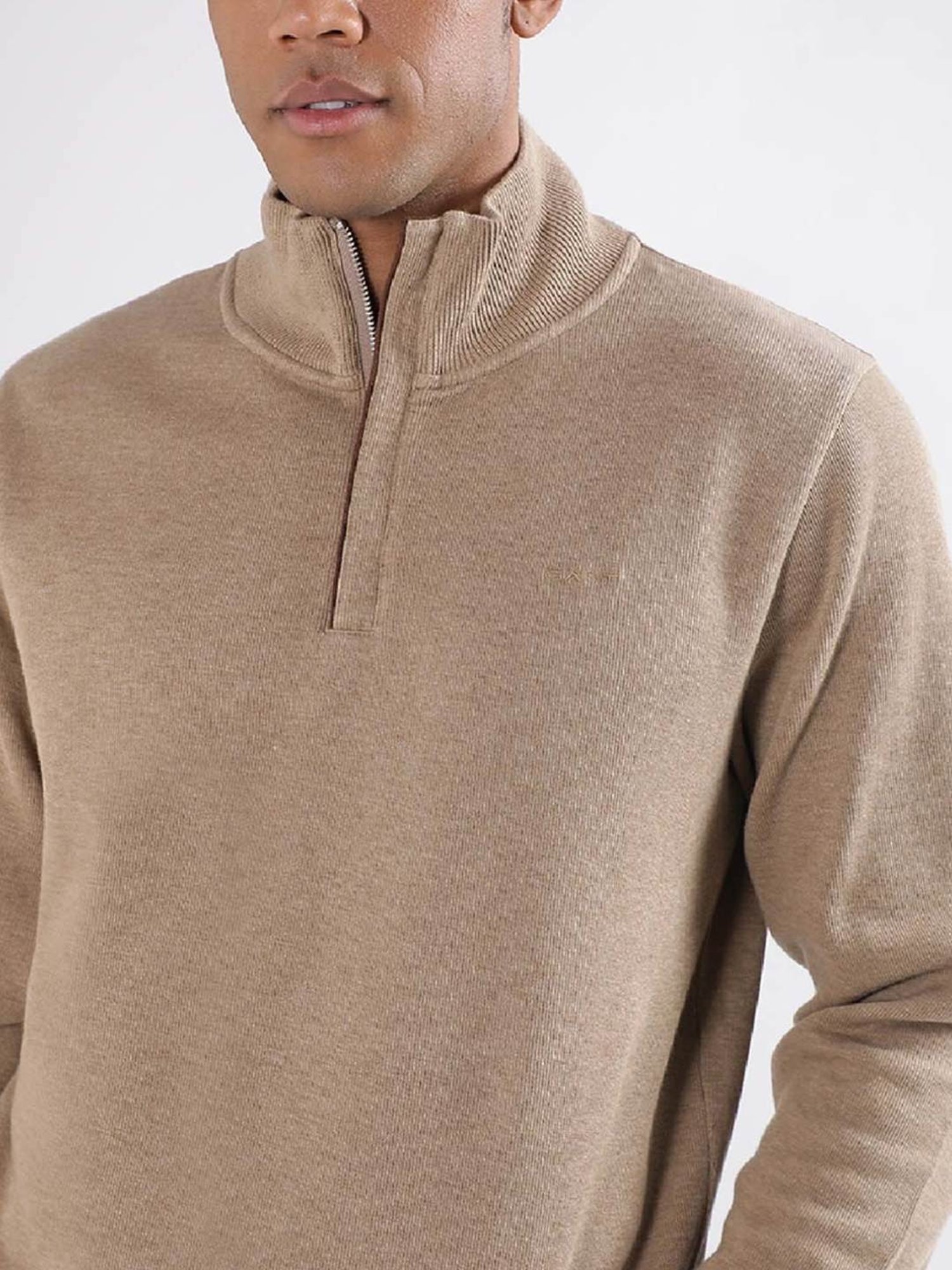 Gant Khaki Regular Fit Sweatshirt