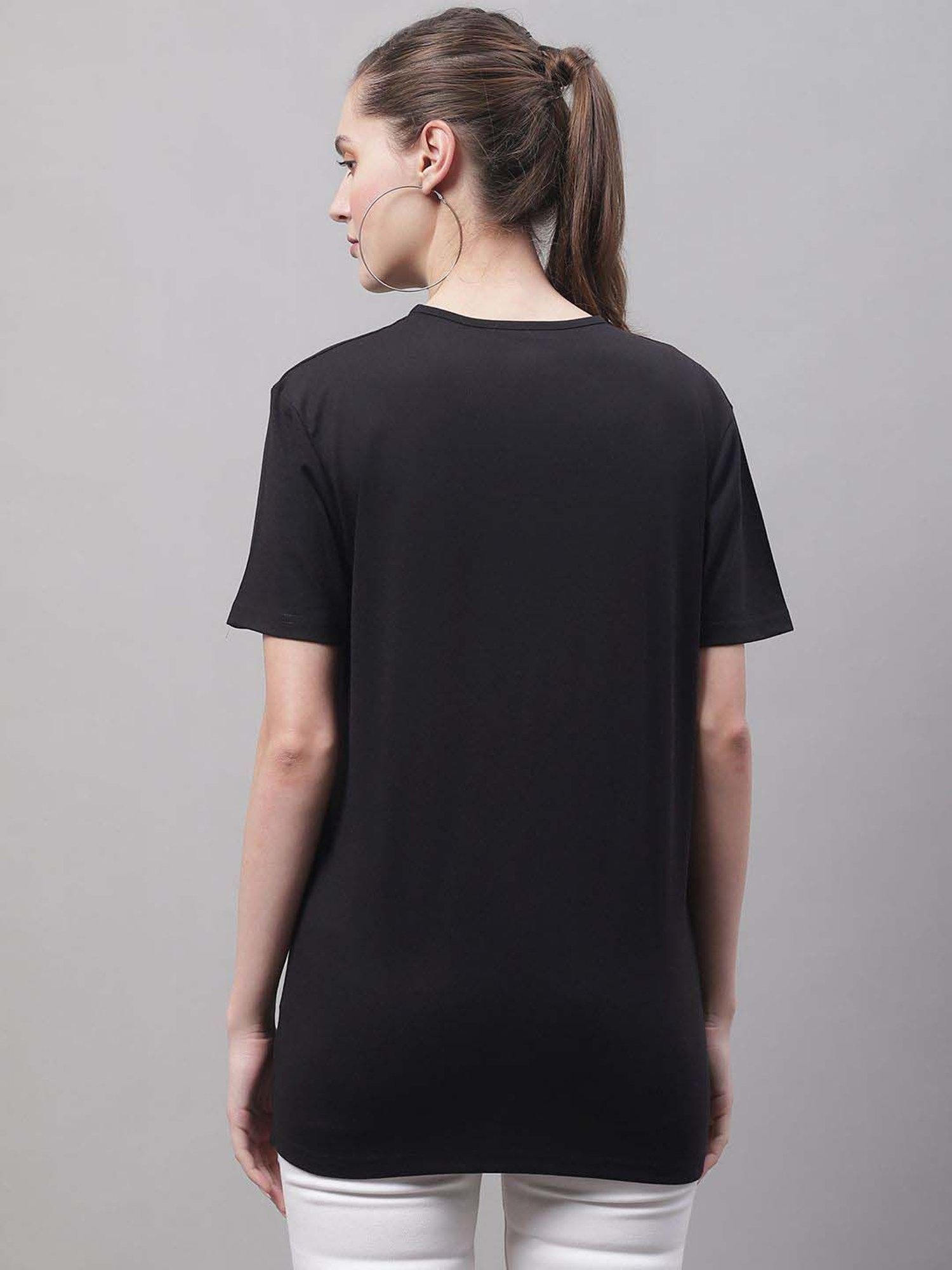 Vimal Jonney Grey & Black Cotton Printed Sports T-Shirt - Pack Of 3