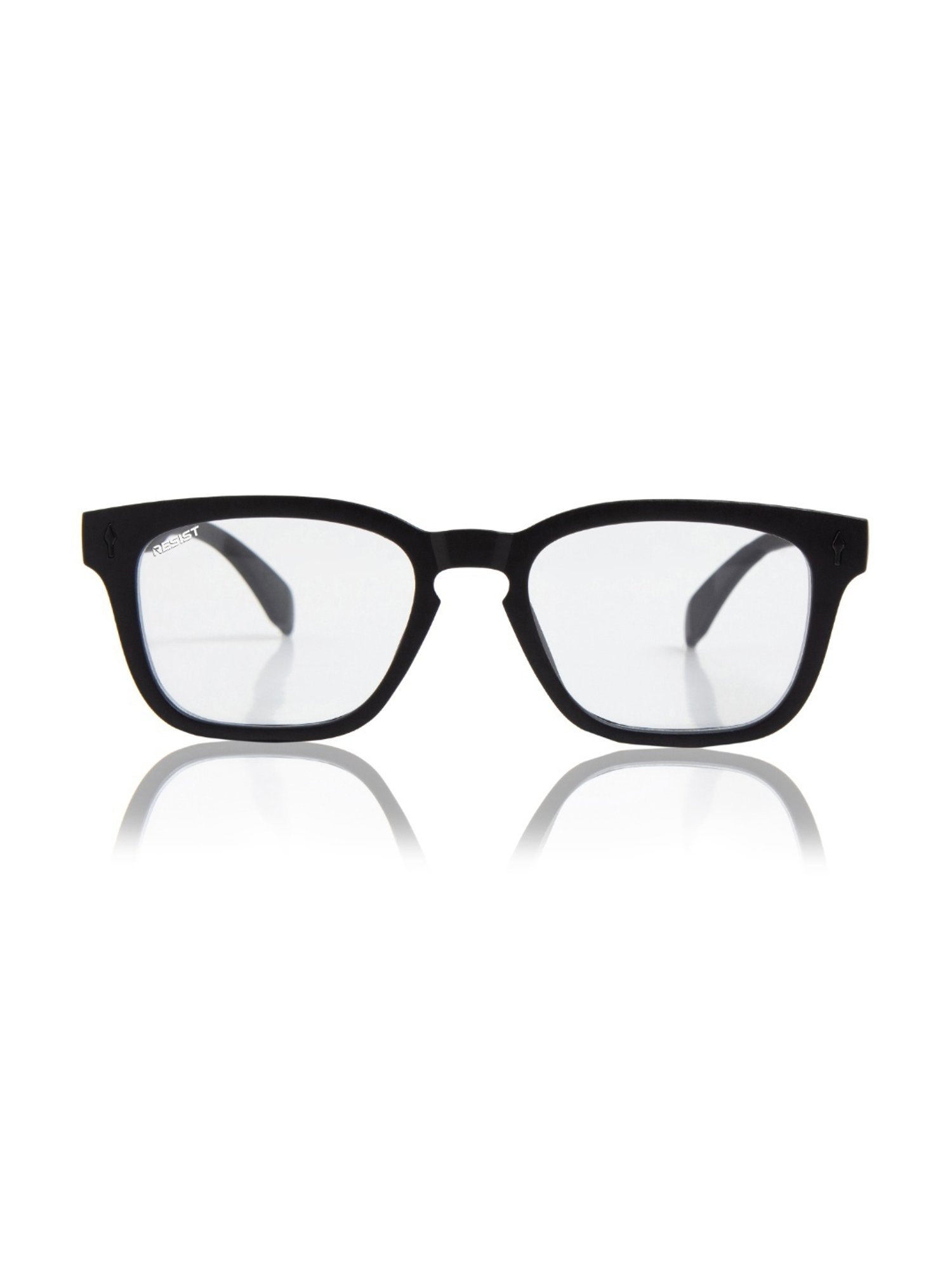 Resist Eyewear Clear Wayfarer UV Protected Unisex Sunglasses