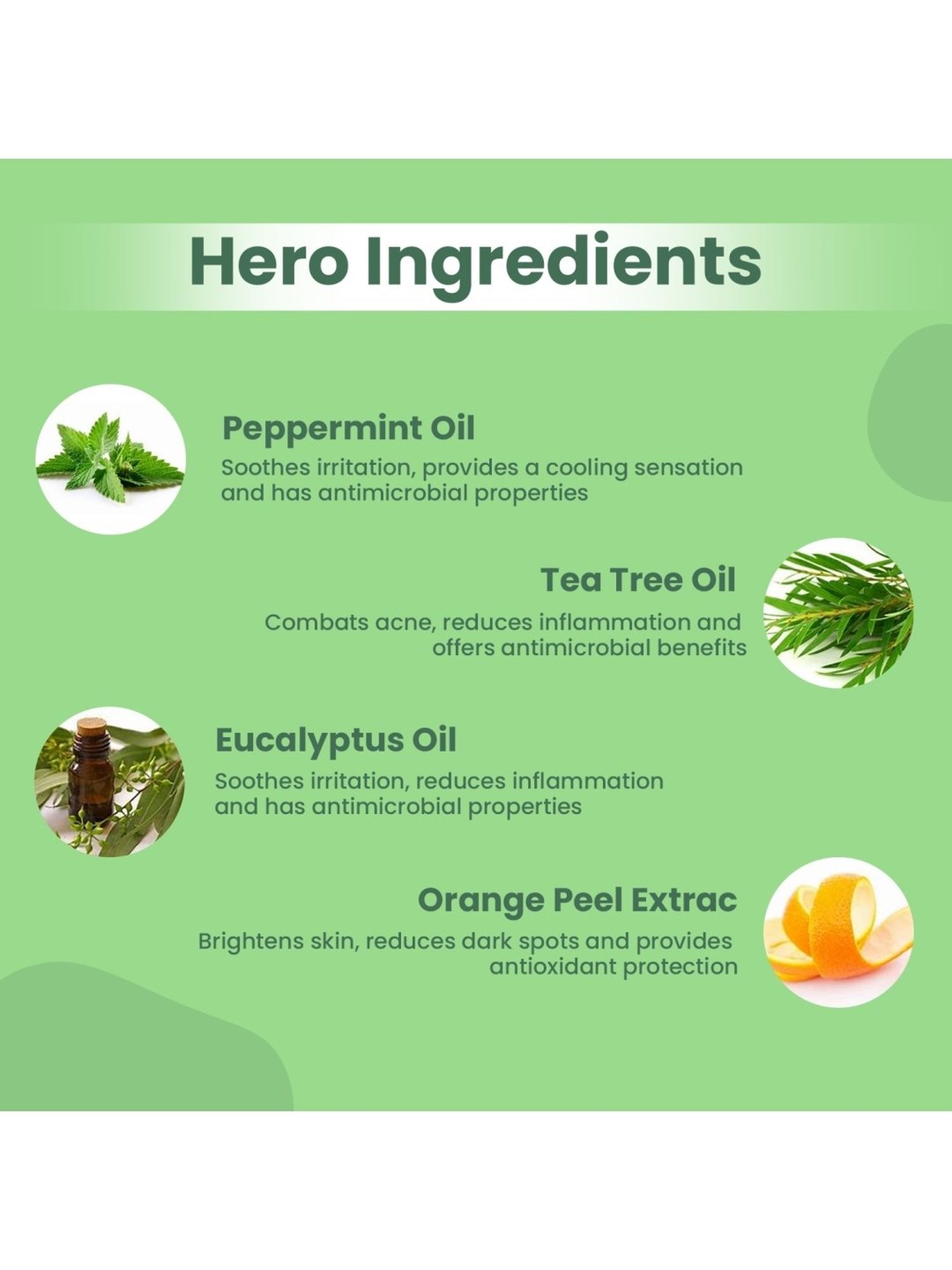 Earthraga Refreshing Peppermint, Tea Tree and Eucalyptus Body Wash - 200 ml