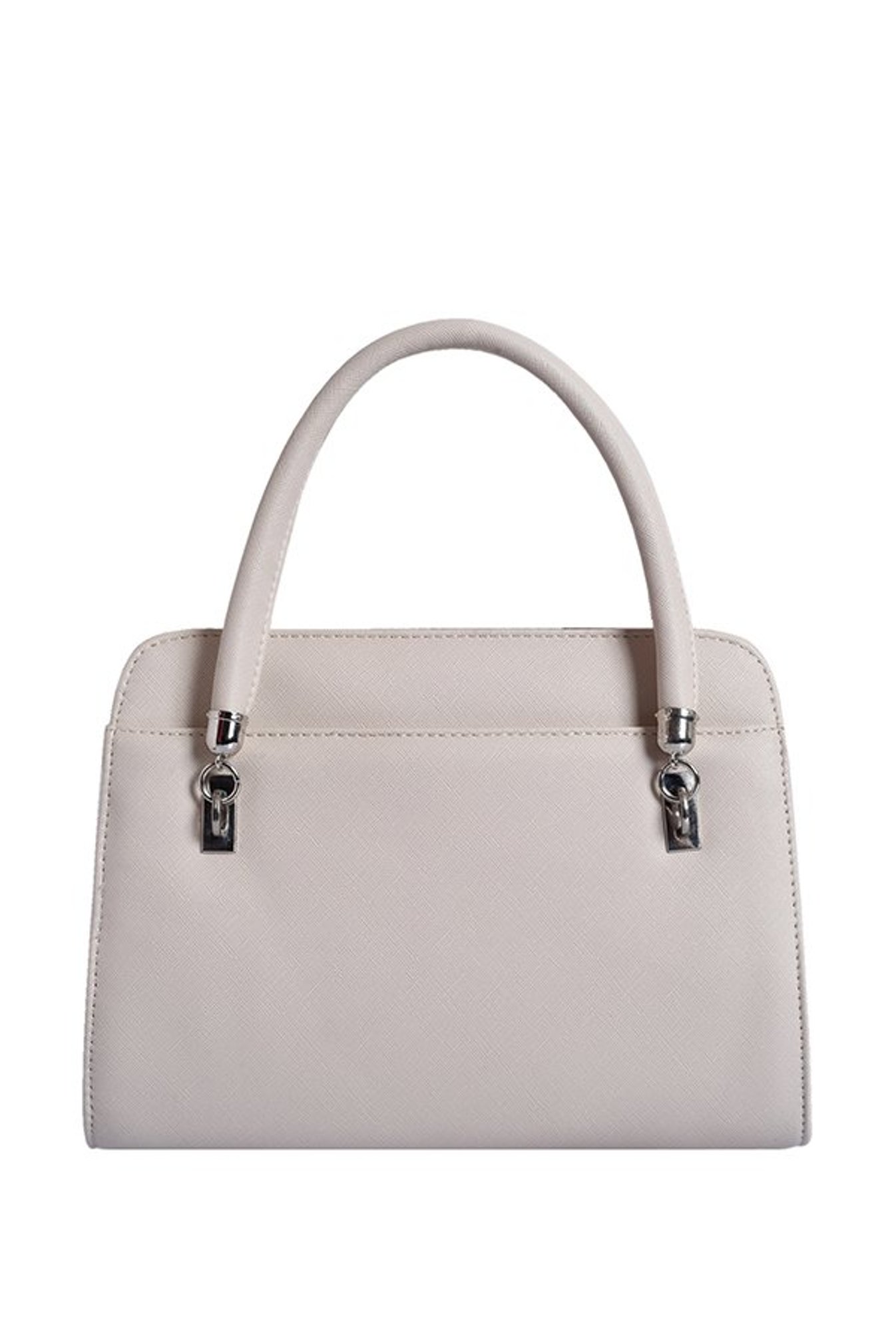 Lino Perros Off-White Solid Handbag