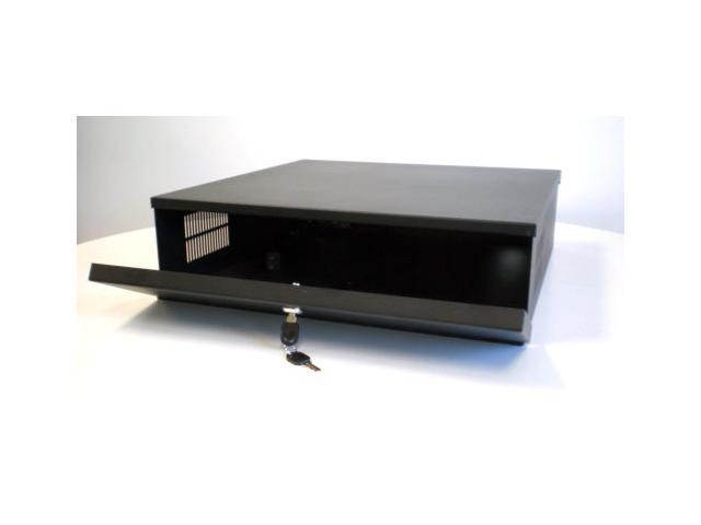 DVR &  NVR Lock Box 18"x18"x5" inch, Built-In Fan, 16 Gauge