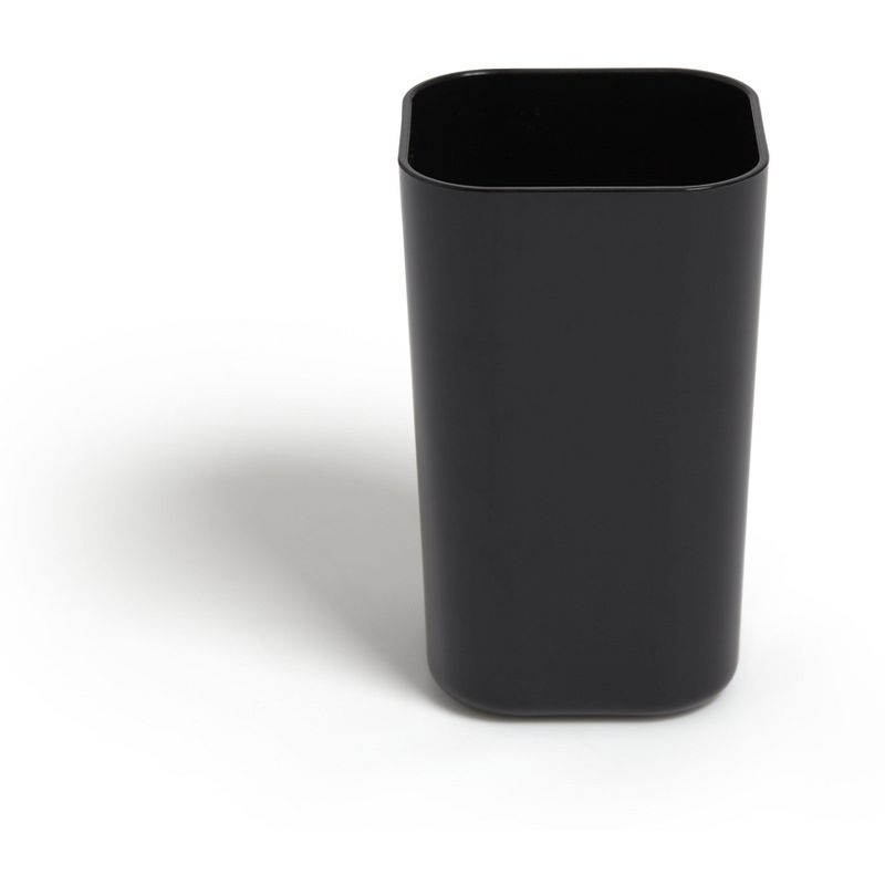 TRU RED Plastic Pencil Cup, Black TR55321 