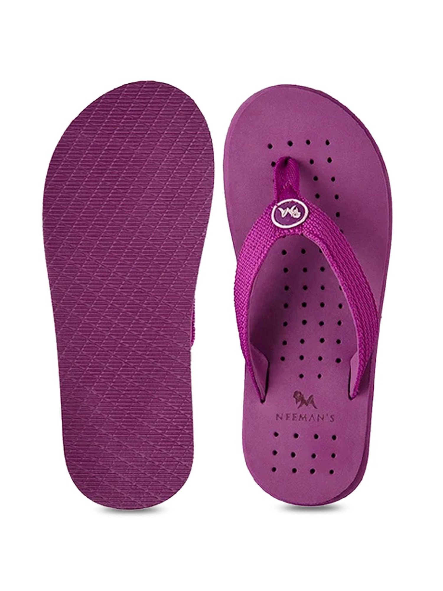 Neemans Men's Eco Flips Purple Flip Flops