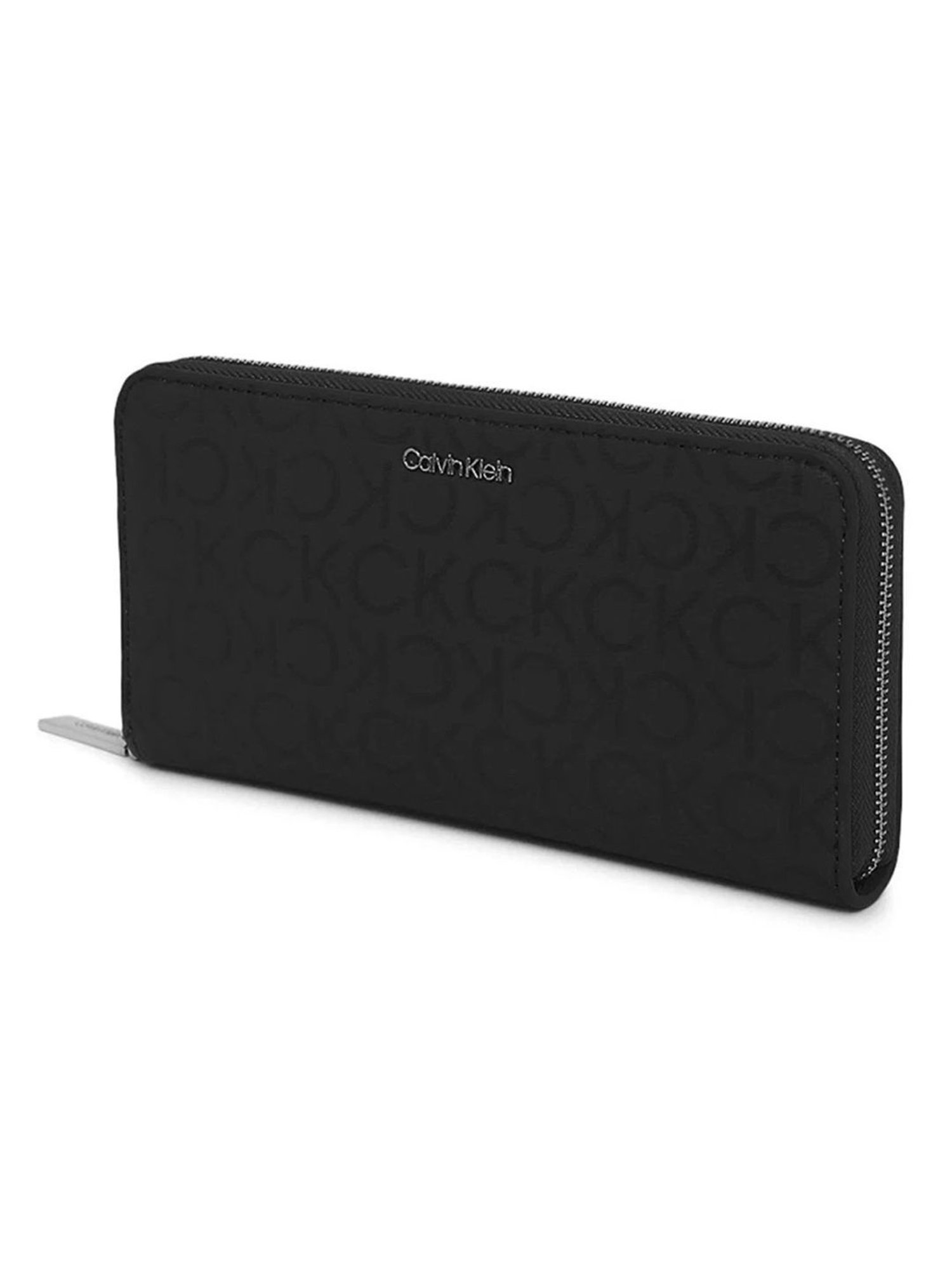 Calvin Klein Jeans Black Mono LG Epi Medium Wallet