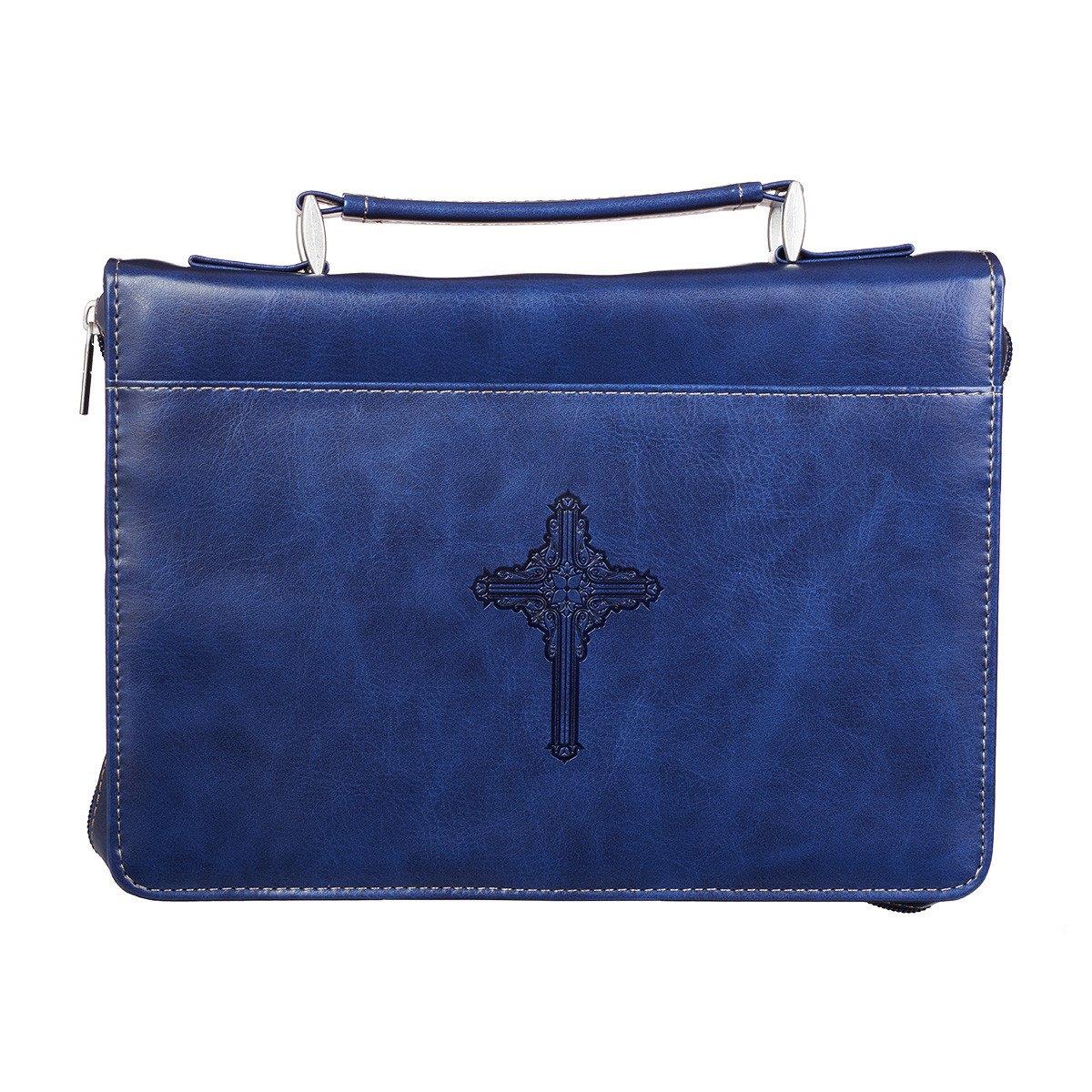 Bible Cover, The Plans I Have For You, Blue, Medium