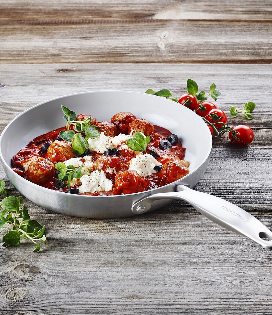 GreenPan Venice Pro Evershine Ceramic Non-Stick 2-Piece Open Fry Pan Set, 10#double; & 12#double;