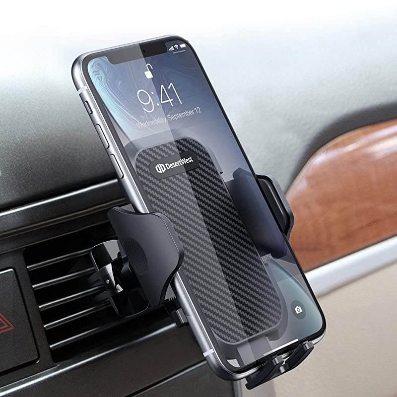 Car Phone Mount [2021 Upgraded Clip] Universal Air Vent Cell Phone Holder for Car [Thick Case Friendly] Compatible with iPhone 12 11 Pro Max SE XS XR 8 7 Galaxy S20 S10 S9 Note 20 10 &All