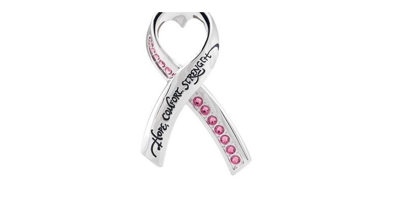 Carlton Cards 4" Heirloom National Breast Cancer Foundation Christmas Ornament - Pink