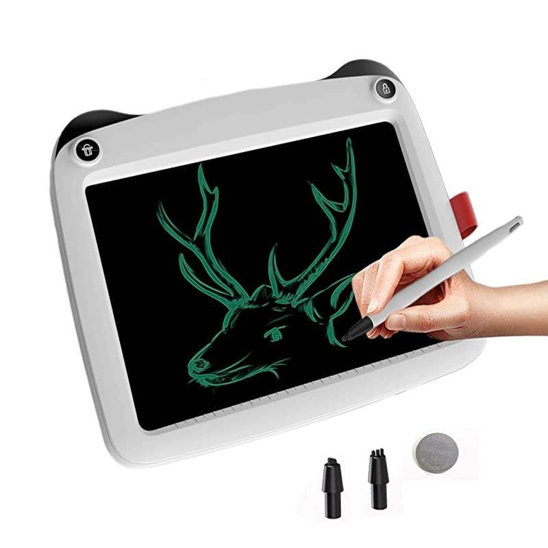 9 inch Electronic Drawing Pads for KidsPortable Reusable Erasable WriterElder Message Board48 Years Old Boys for Digital Handwriting Pad Doodle Board for SchoolGreenpd