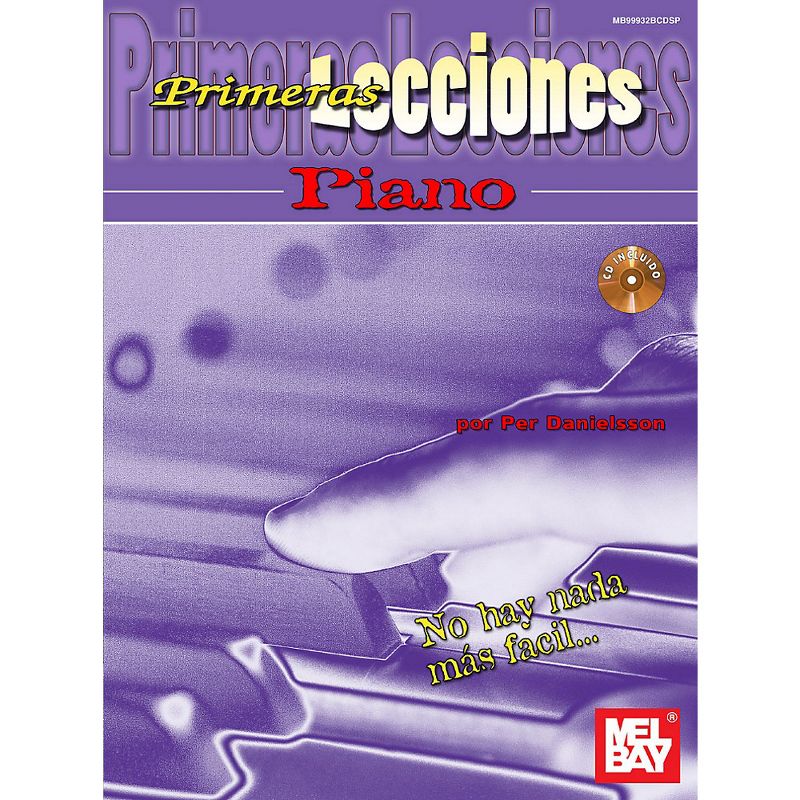 Mel Bay First Lessons Piano, Spanish Edition Book/CD Set