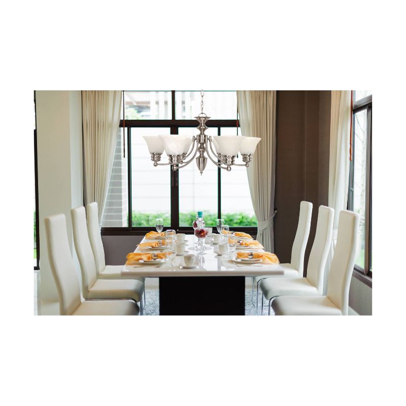 Ceiling Lights Chandelier Brushed Nickel - Aurora Lighting