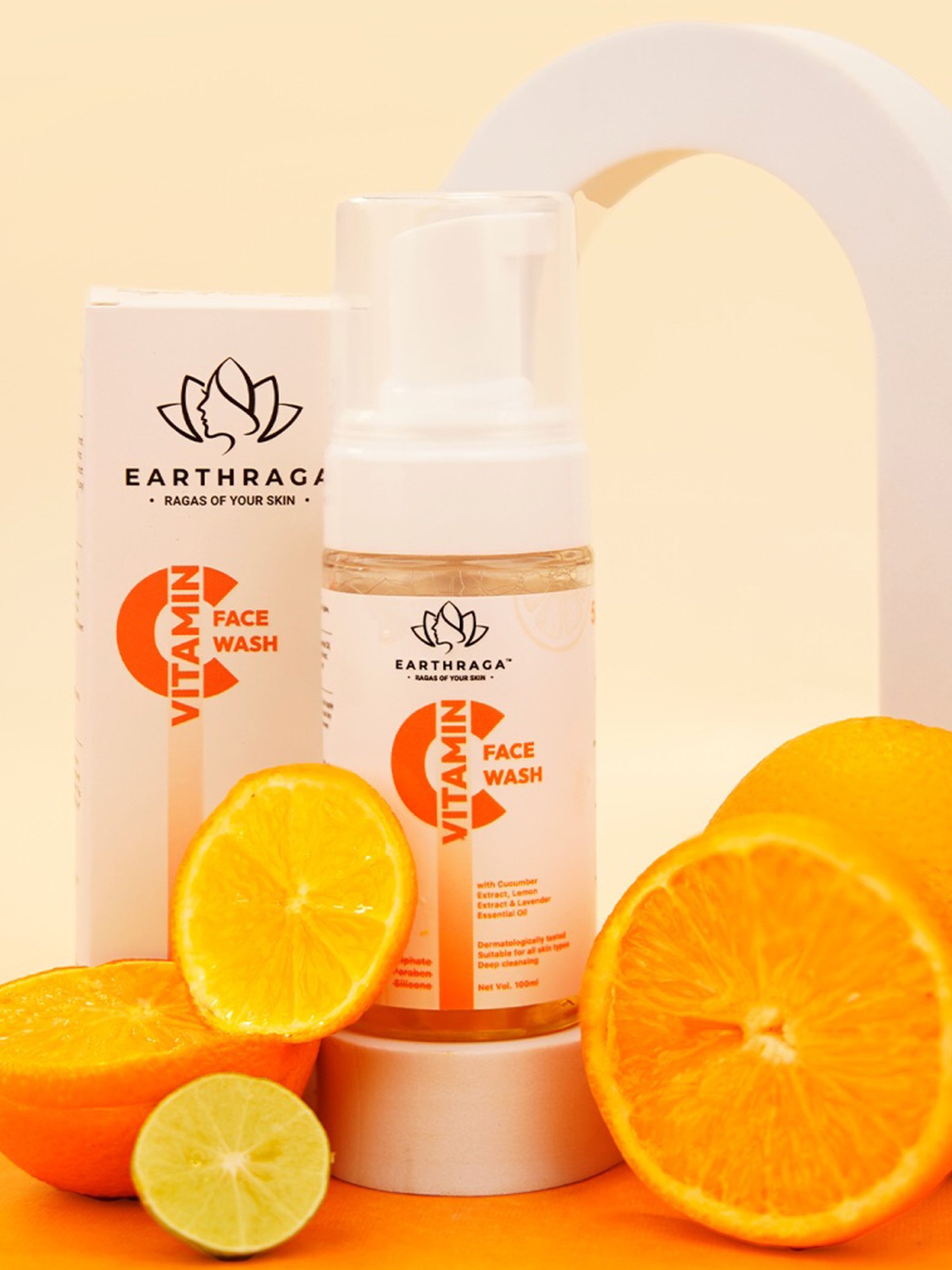 Earthraga Vitamin C Face Wash - 100 ml