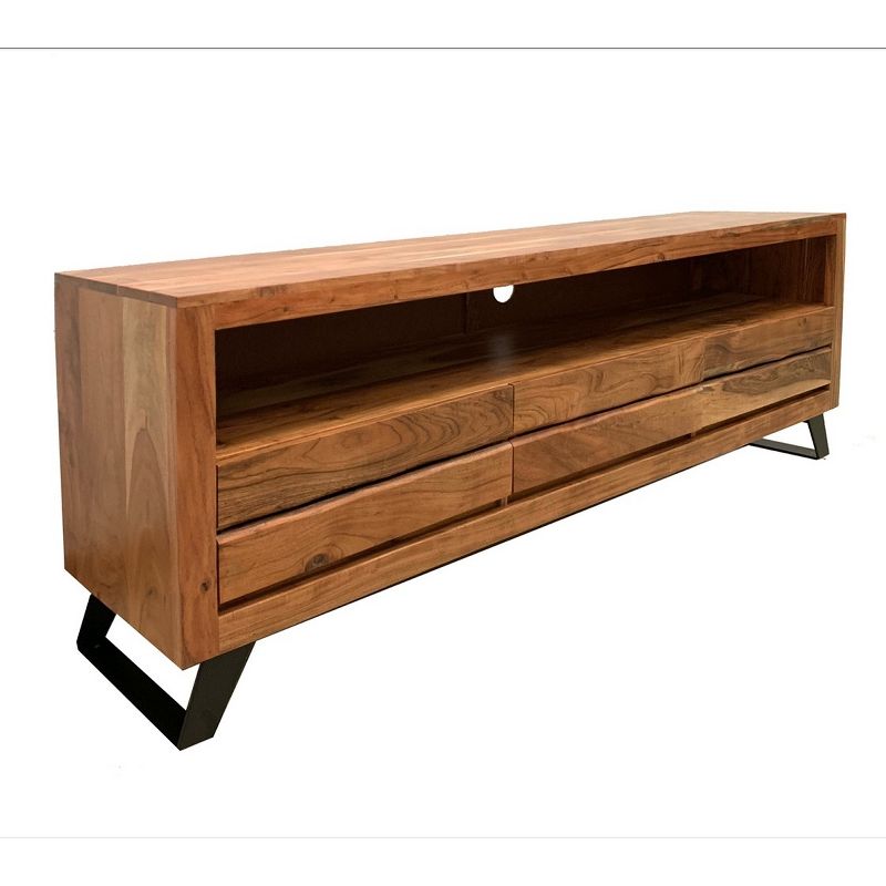 Live Edge TV Cabinet Natural - Timbergirl