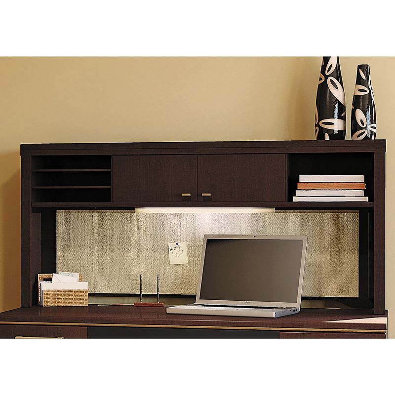 Bush Enterprise Collection 60W Low Hutch Mocha Cherry 2961MC03