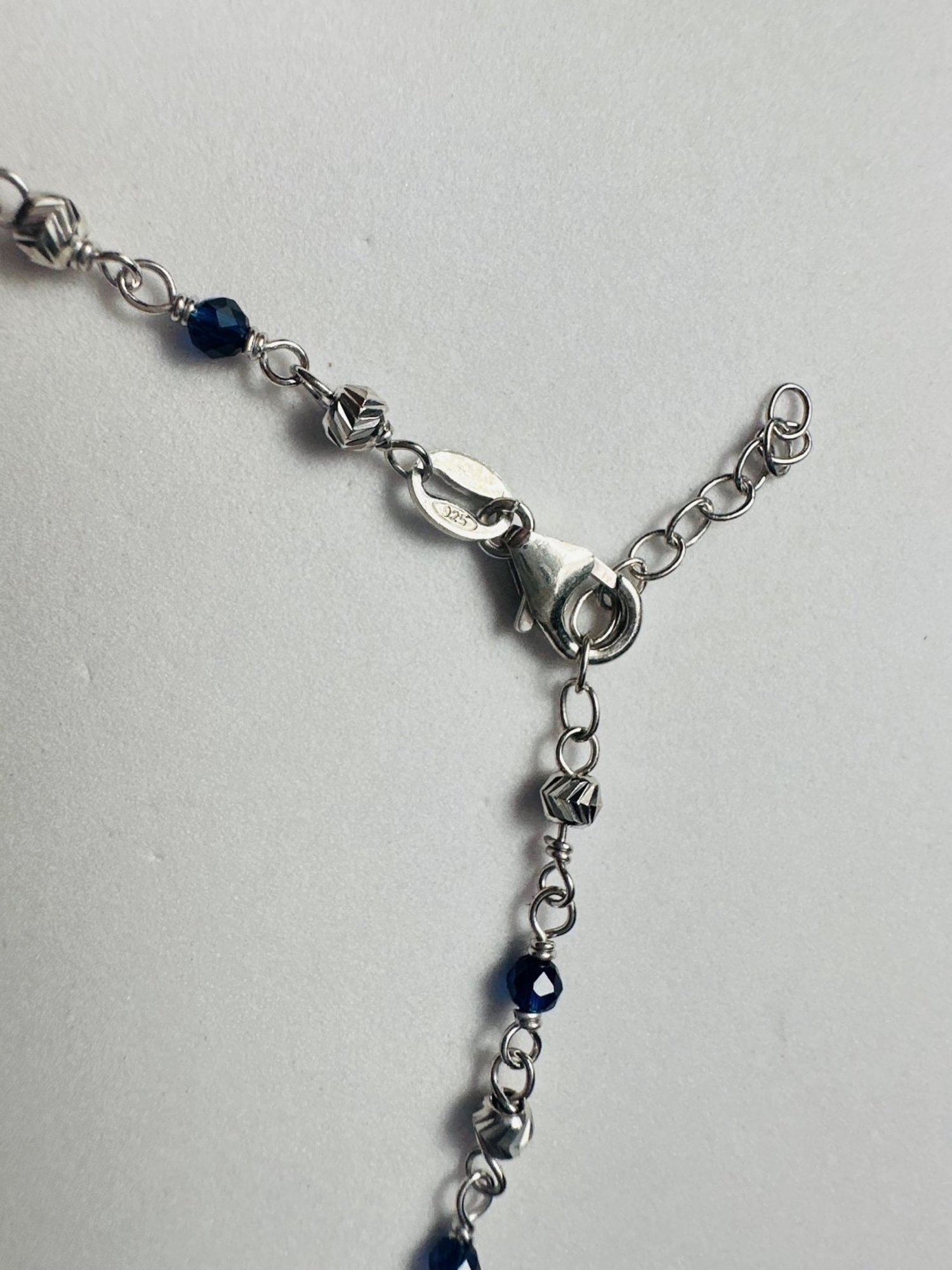 Arte Jewels 925 Sterling Silver Black Beads Evil Eye Anklet for Women & Girls (Single Anklet)