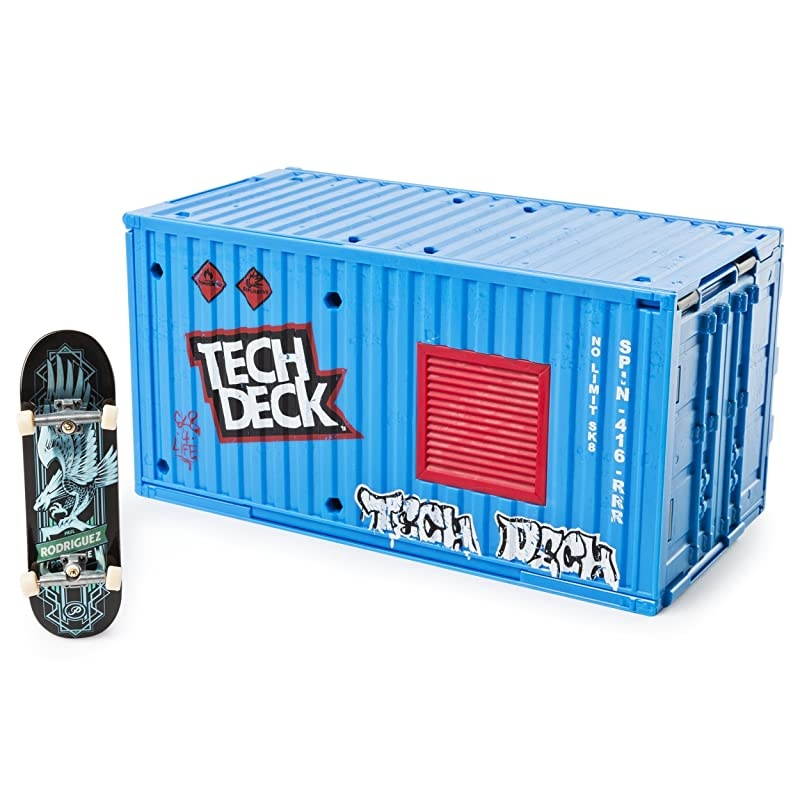 Transforming SK8 Container Pro Modular Skatepark and Board for Ages 6 and Up Edition May Vary Multicolor