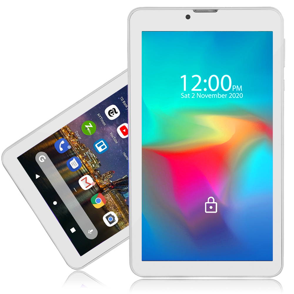 Indigi Tablet PC + 4G LTE Phone (Factory Unlocked) 7-inch Display, Android 9.0 Pie WiFi - Free 32gb microSD