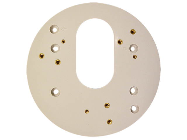 ACTi PMAX-0803-10PCS Gang Box Converter for Indoor Domes, supports 4" Square and Two-Gang Boxes