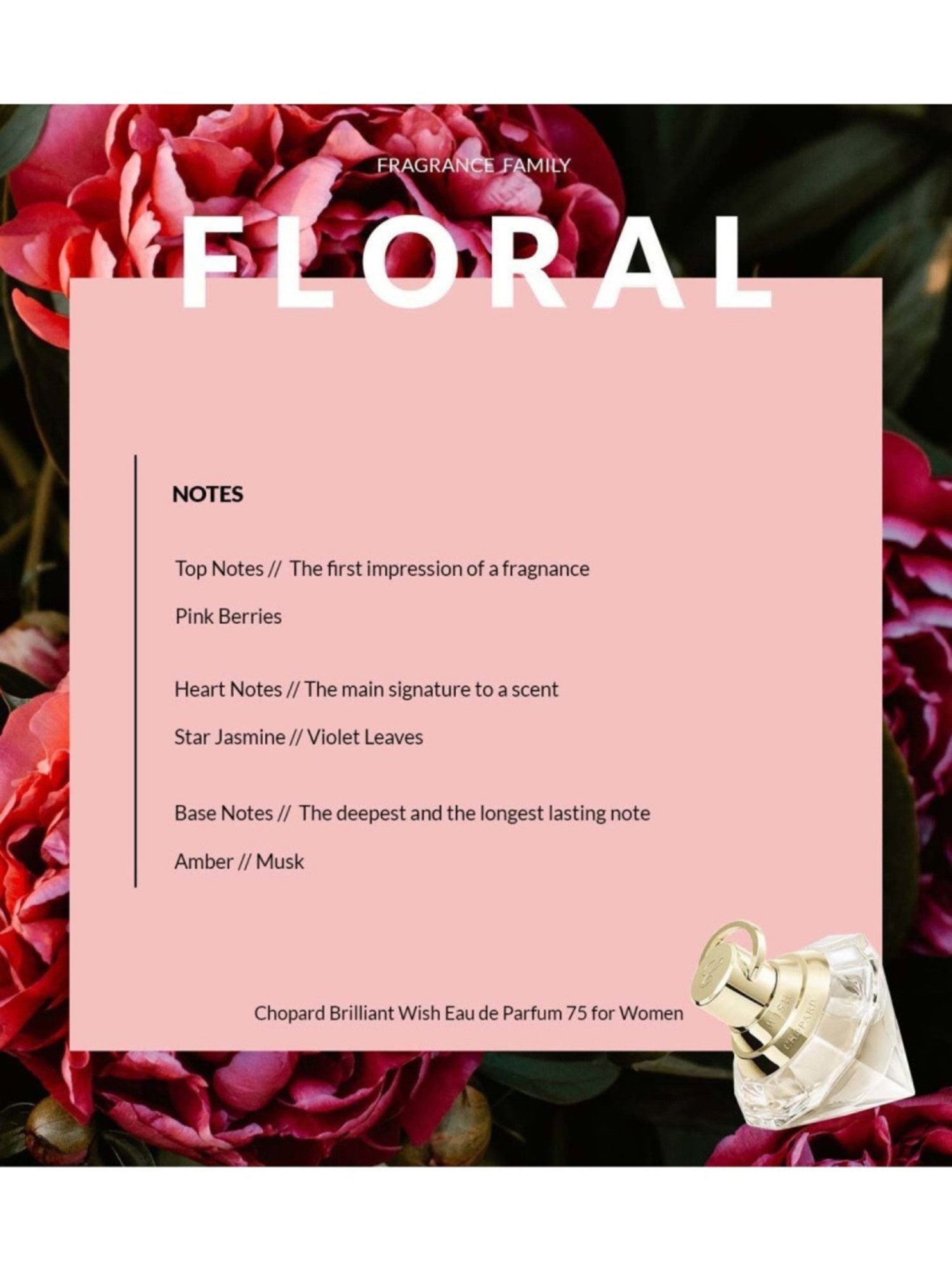 Chopard Brilliant Wish Eau de Parfum 75 ml for Women