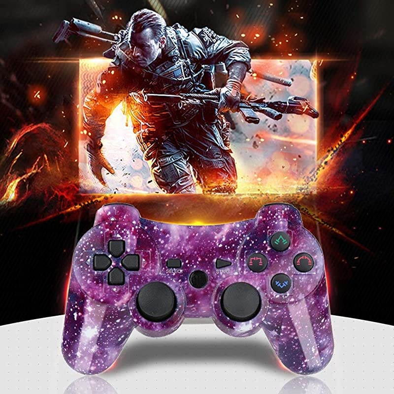 Controller Wireless Double Shock Controller for Playstation 3 with Charge Cord