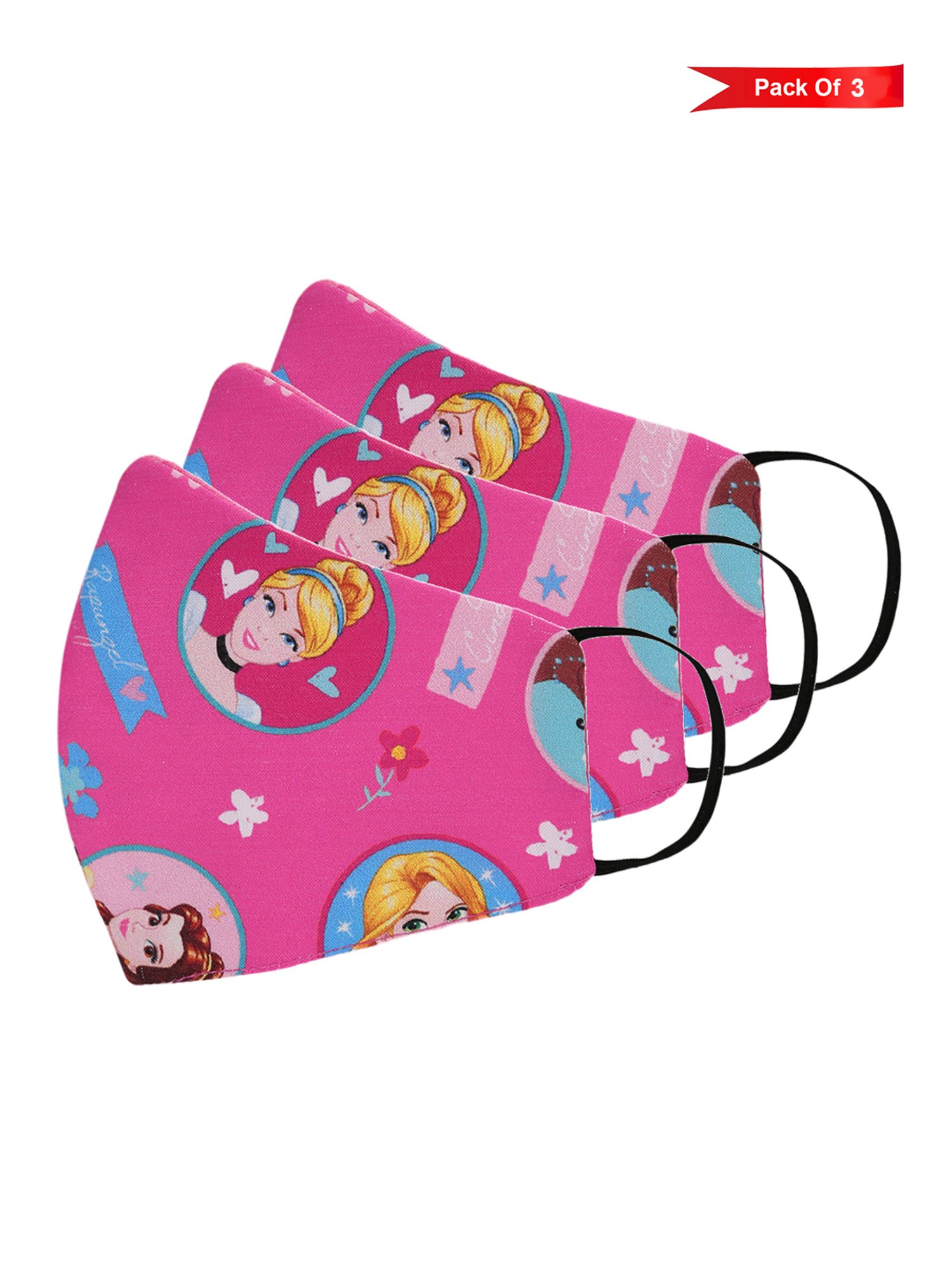 Tossido 2 - 7 Yrs. KIDS 3 Layered Reusable Face Masks - Pack of 3